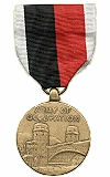 Army of Occupation Medal. Authorized in 1946, for members of the United States Army and Air Corps. for 30 consecutive days while assigned to any of the following:
Germany between 9 May 1945 to 5 May 1955, Austria between 9 July 1945 to 27 July 1955, Berlin between 9 May 1945 to 1990,
Italy between 9 May 1945 to 15 September 1947, Japan between 3 September 1945 to 27 April 1952