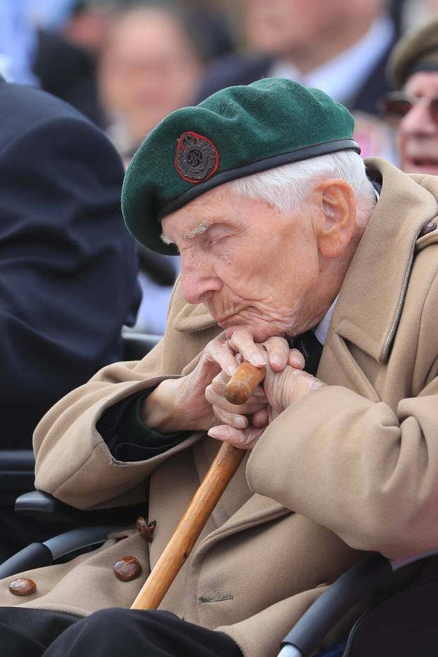 Harry Billinge in Arromanches Gareth FullerPA