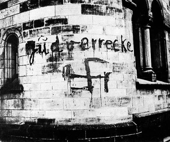 Synagoge in Düsseldorf, 1933