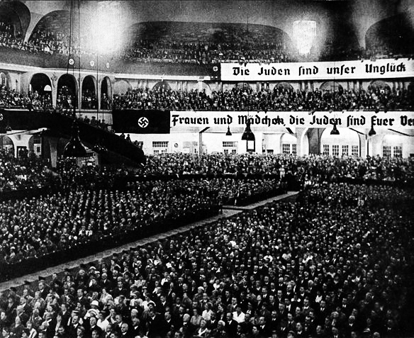 Sportpalast in Berlijn, 15 augustus 1935