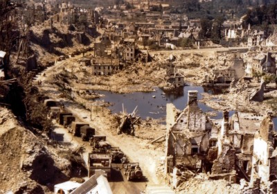 Normandy Landings in color
