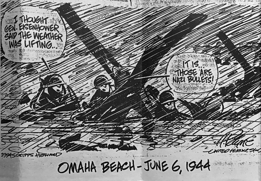 omaha beach cartoon b