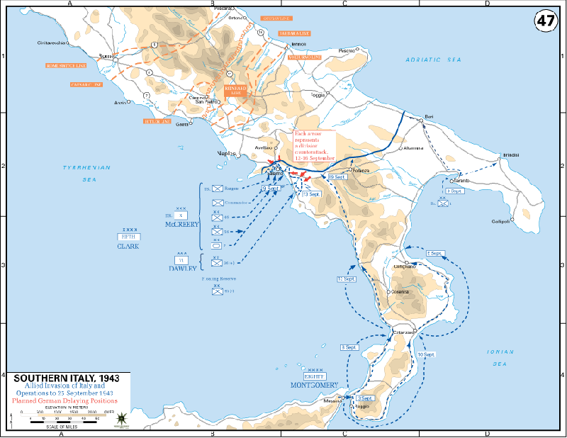 Landing in Calabria by Montgomery