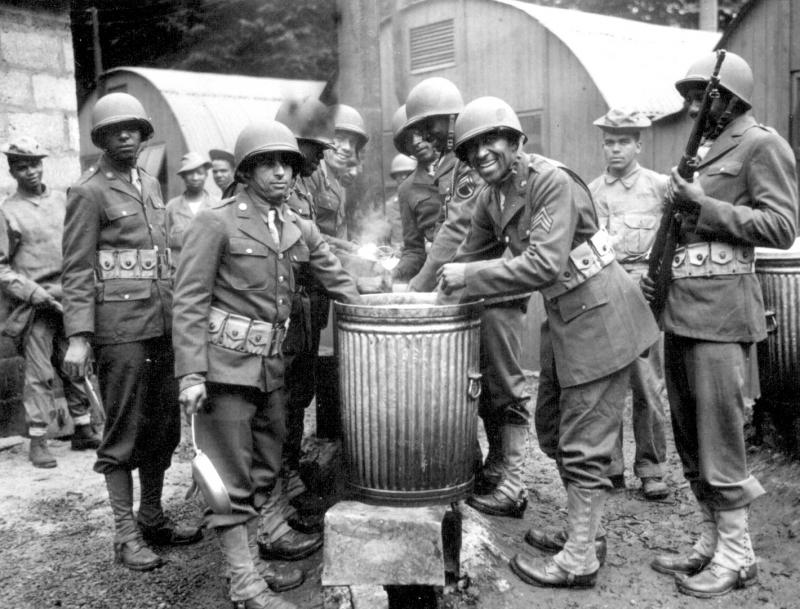 Detachments of Negro troops he latest arrivals with the American forces in Northern Ireland