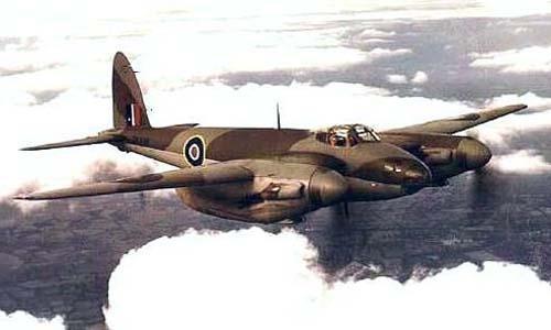 RAF Bomber Command 8 Mosquitos raid on Schleswig airfield 19/20 April 1945