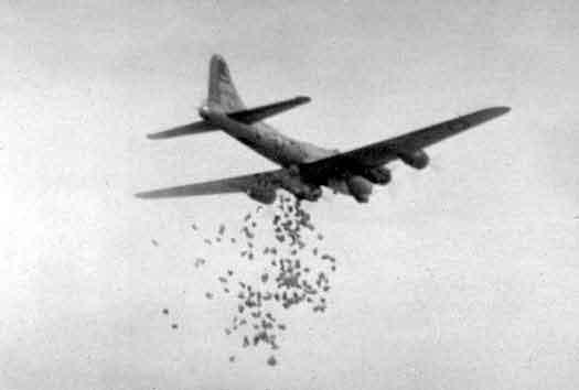 RAF Bomber Command Lancasters Operation Manna day 2 Ypenburg