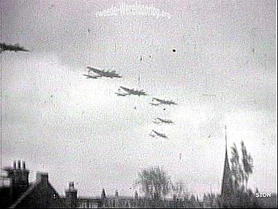 RAF Bomber Command Lancasters Operation Manna day 2 Ypenburg