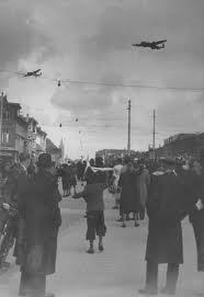 RAF Bomber Command Lancasters Operation Manna day 2 Waalhaven