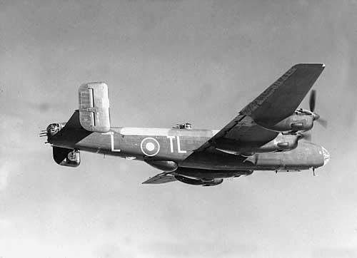 RAF Bomber Command 12 Halifaxes minelaying off Heligoland 4/5 March 1945