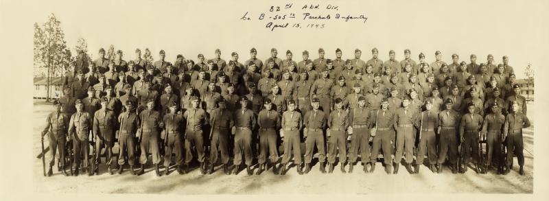 505 Parachute Infantry Regiment before departure to Europe