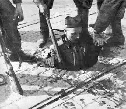 Polish insurgent fighter surrendered Warsaw