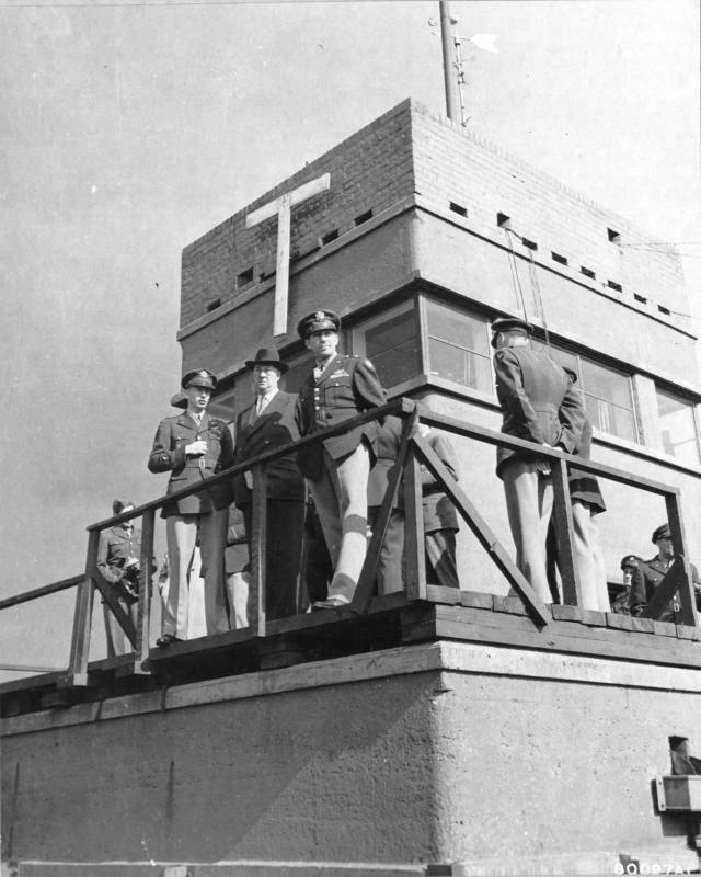 The 4th Fighter Group’s control tower at RAF Debden
