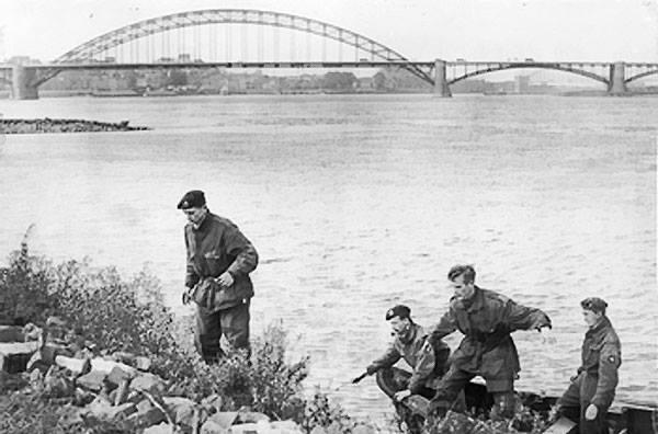 British Royal Engineers 1st Para Squadron recreating their escape from German captivity