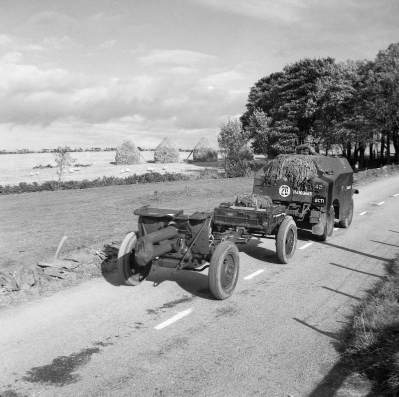 Ordnance QF 4.5 inch Howitzer of 51st Highland Division