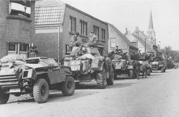2nd Household Cavalry Regiment first allied on Dutch soil