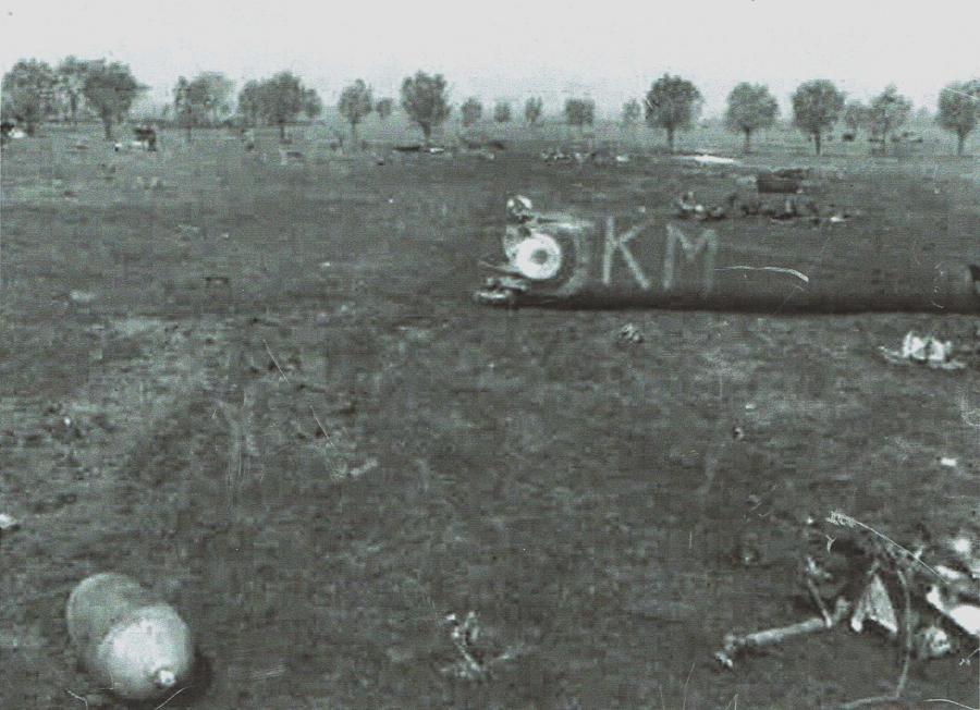 Hampden I (P4286 KM-) on a mission to Breda on 1940-05-15