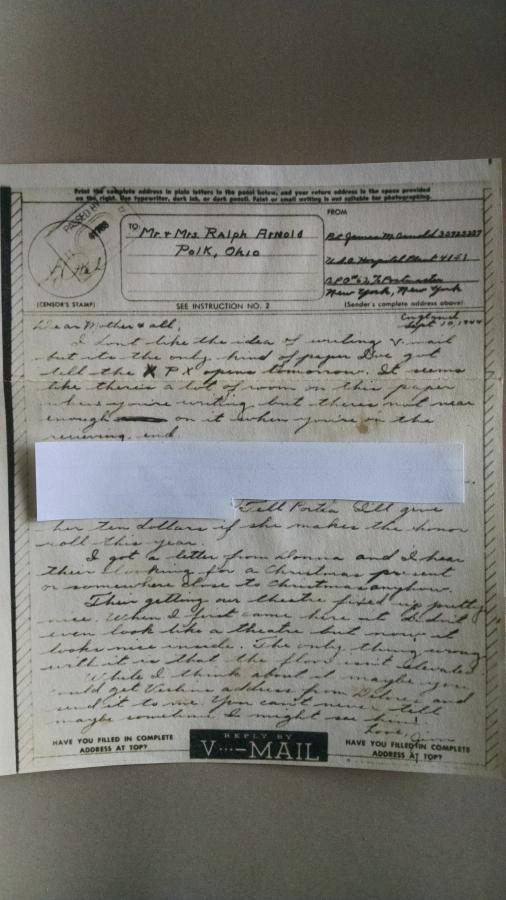 Detachment of Patients 4151 Hospital Plant stayed at Daglingworth Gloucestershire on 04 december 1944