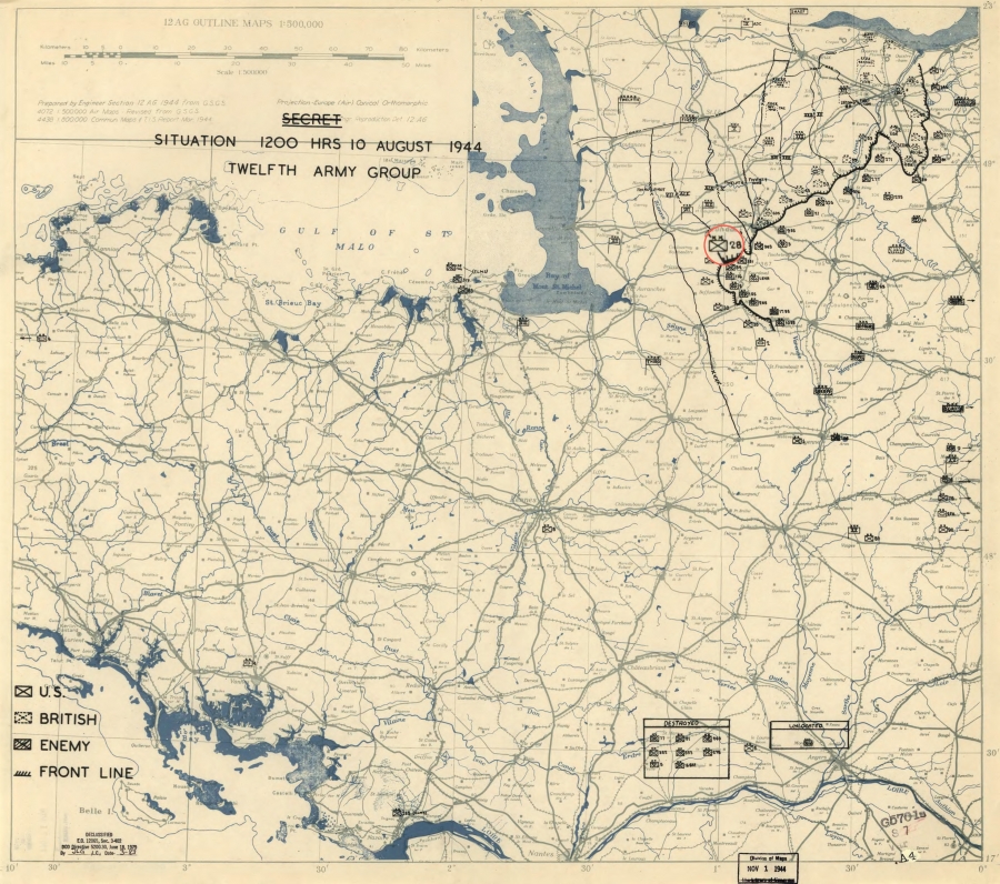 28 Infantry Division (USA) pushed on to Gathemo