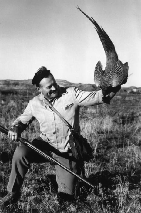 Robert Capa, American writer Ernest HEMINGWAY.