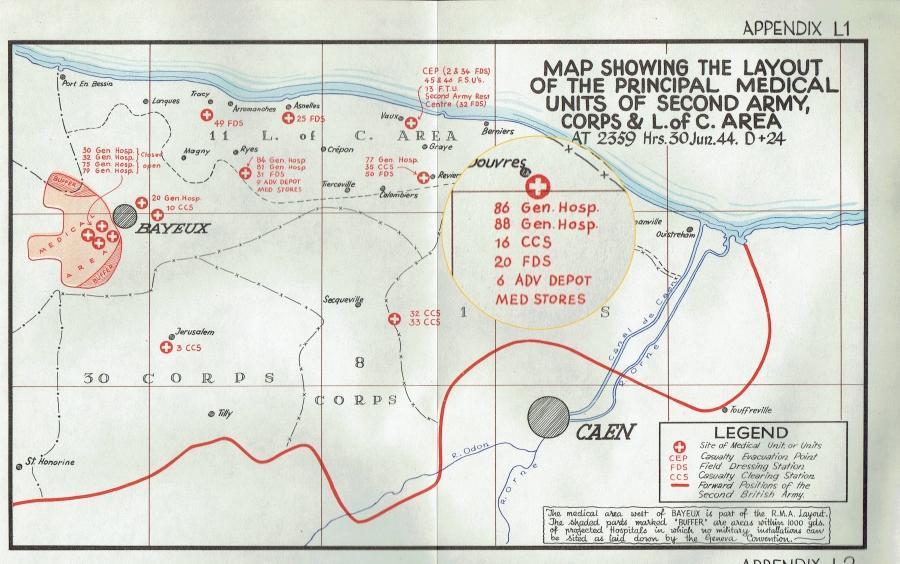 16 Casualty Clearing Station near Douvres