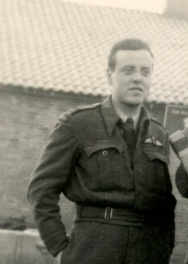 Flight of Typhoon Ib RB217 and Flight Lieutenant E J McAlpine on 1945-04-04