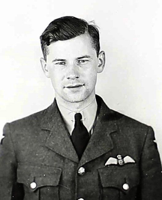 Flight of Typhoon Ib MP181 and Pilot Officer W J Kinsella on 1945-04-04