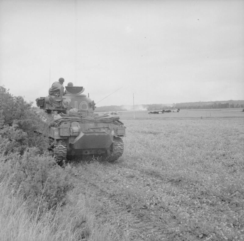 13th/18th Royal Hussars at Mont Pinçon