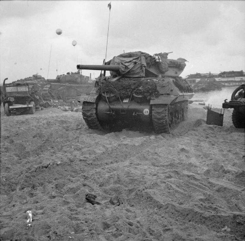 13th/18th Royal Hussars at Sword Beach