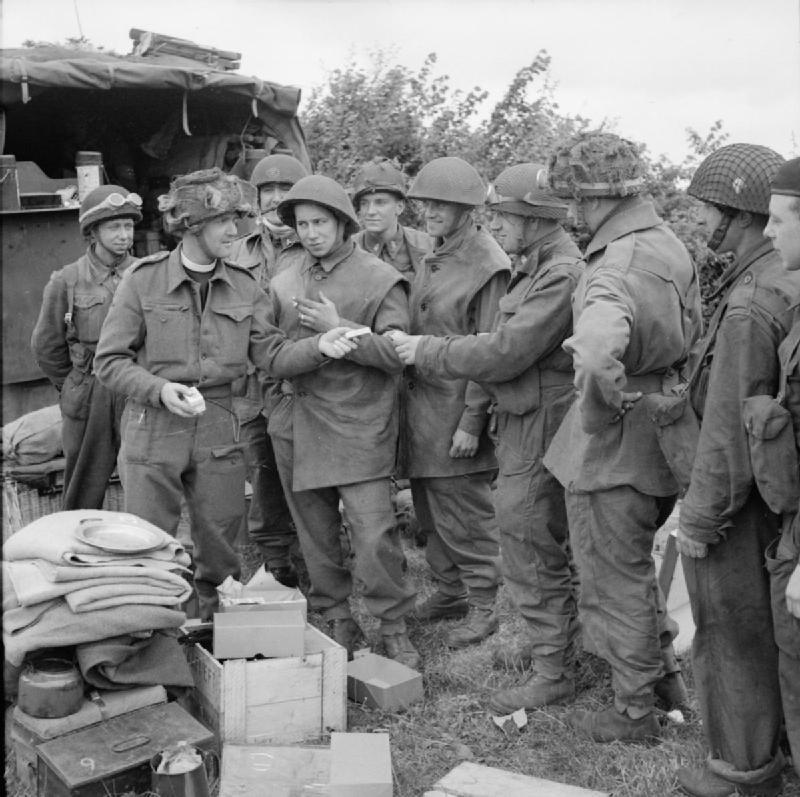 13th/18th Royal Hussars at Hermanville-sur-Mer