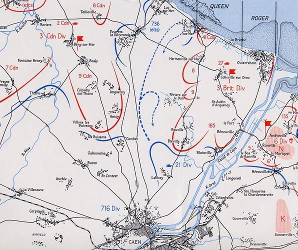 2 The East Yorkshire Regiment first night after D-day