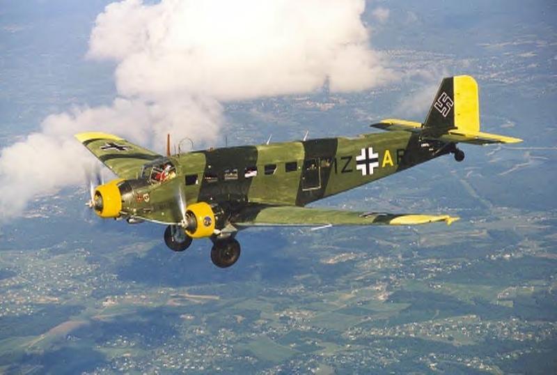 Ju 52 lost at Valkenburg (ZH) (vicinity of) on 10-05-1940 (SGLO ref: T0277B)