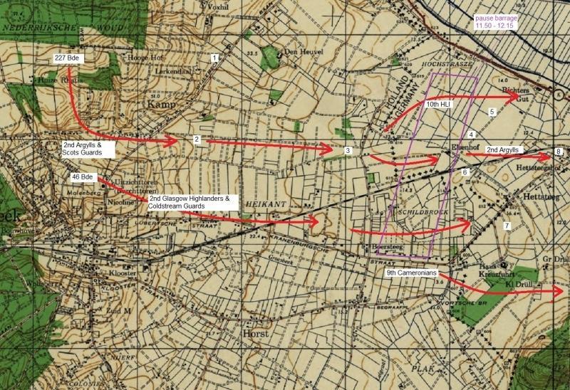 46th (Highland) Brigade (UK) to Kranenburg