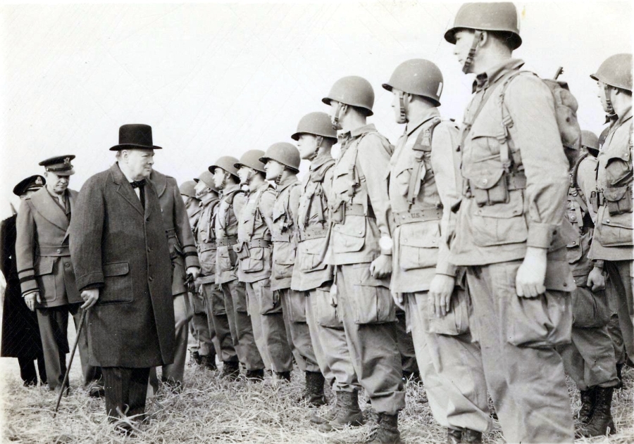 506 Parachute Infantry Regiment Easy Company at Uppottery
