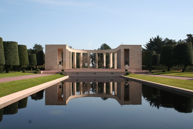 At the Normandy American cemetery