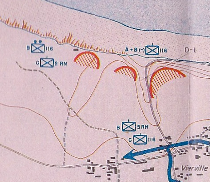 5th Ranger Battalion (USA) B Company near Vierville