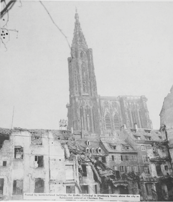 232 Infantry Regiment arrived at Strasbourg