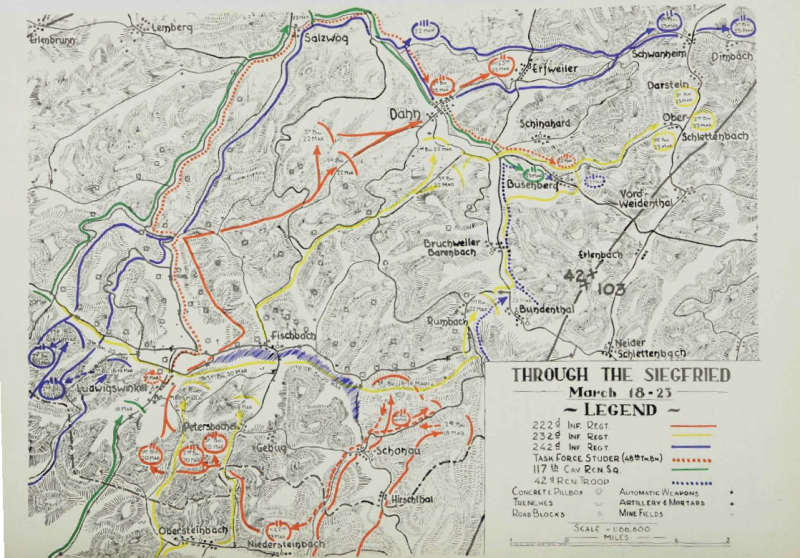 232 Infantry Regiment battle for the bridges
