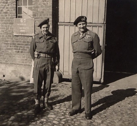 9 Infantry Brigade (UK) at Overloon, Monty speaks