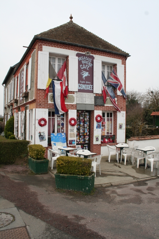 Cafe Gondree next to Pegasus bridge