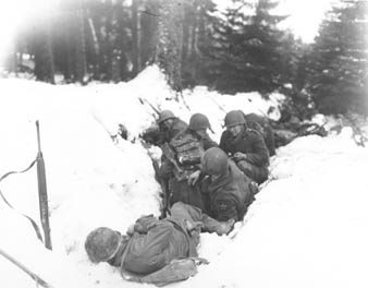 Defensive positions near Elsenborn