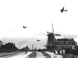 RAF Bomber Command Lancasters Operation Manna day 4 Gouda