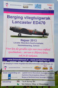 Avro Lancaster	III ED470 QR-W lost at Zelhem (Hummeloseweg 39) on 23-09-1944