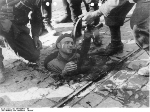 Polish insurgent fighter surrendered Warsaw