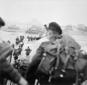 1st Special Service Brigade landing at Ouistreham