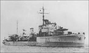 On Wed. 29 Nov 1939 British destroyers forced German submarine U-35 to surface