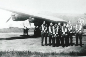 Avro Lancaster III (LM320 FZ-C) on a mission to Düsseldorf on 1943-05-26