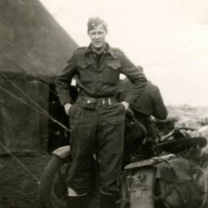Flight of Typhoon Ib MN555 and Flying Officer V E McMann on 1944-10-18