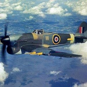 Flight of Typhoon Ib MP152 and Flying Officer G W Hewson  on 1944-09-09