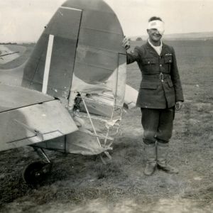 Flight of Spitfire IX BS120 and Flight Sergeant B M Zobell on 1942-08-19