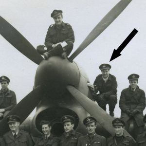 Flight of Typhoon Ib PD569 and Warrant Officer J P Dewar on 1945-01-13